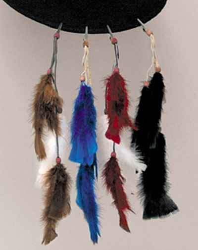Feather Tail Clip BLACK